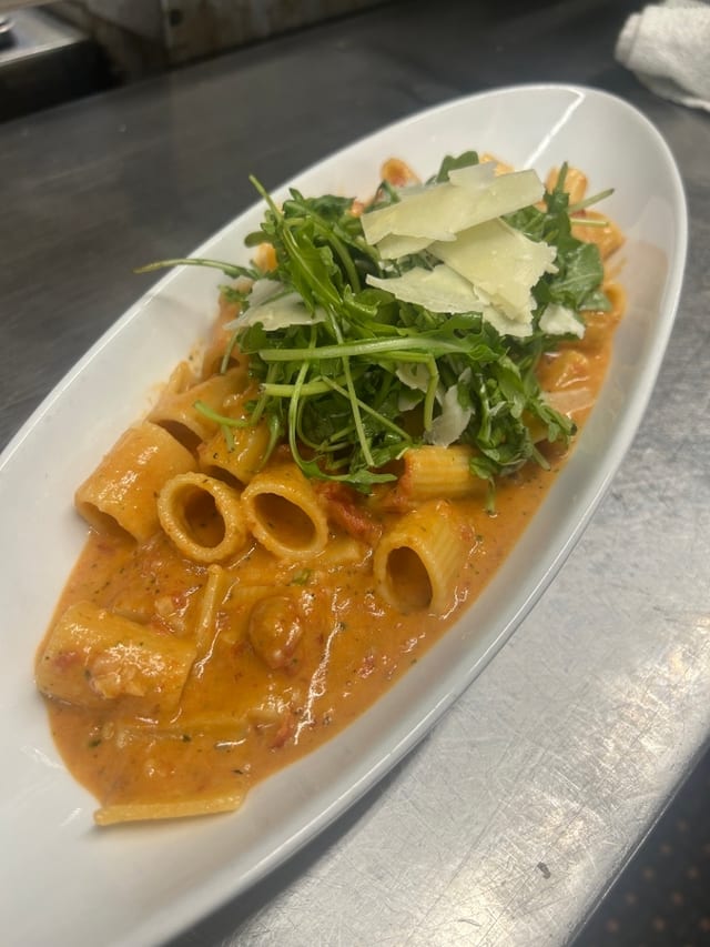 Rigatoni a la Vodka.